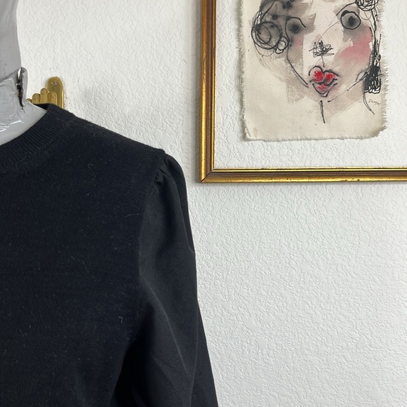 French Connection Addin Mixed Media Dress Shirt Sweater Sweater - Picture 2 of 7